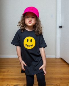 Drew House Mini Drew Mascot ss Tee Black