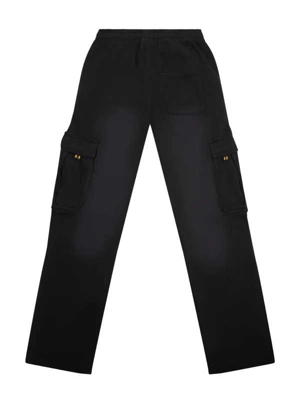 Oversized Cargo Sweatpant Faded Black