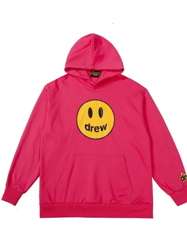 Drew House Hoodie Rose Red