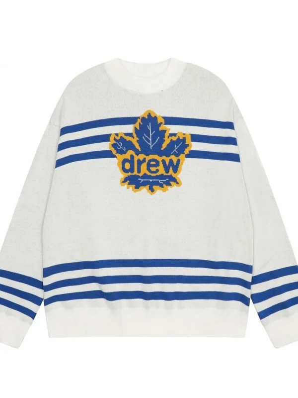 Drew House Maple Leaf Embroidered Crewneck Sweater