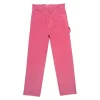 Drew Corduroy Carpenter Pant Hot Pink