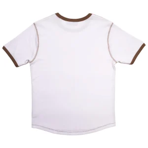 Drew House Secret ss Ringer Tee White/Brown