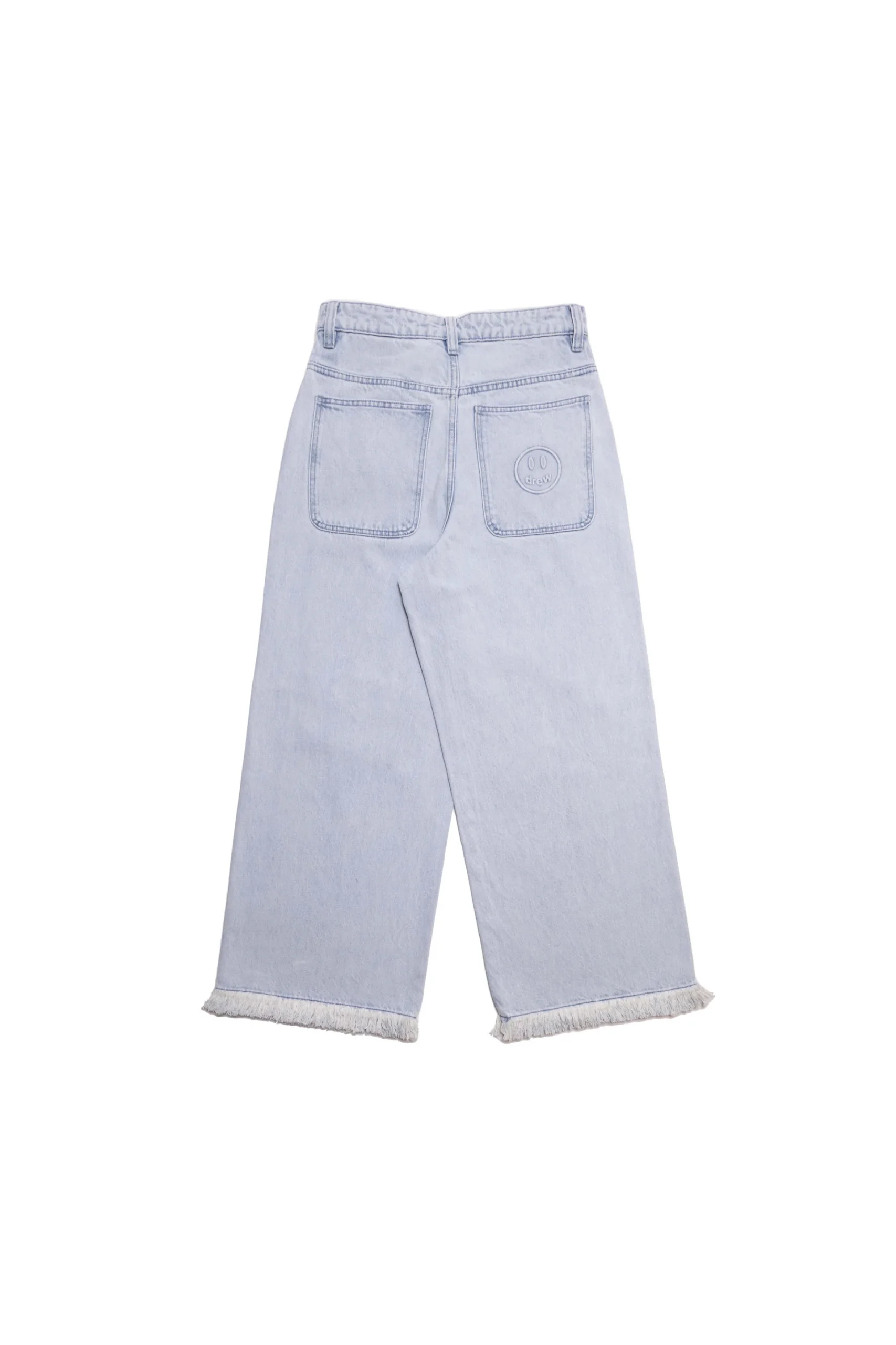 Ultra Wide Leg Jean Distressed Vintage Indigo