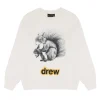 Drew House Real Sherman Crewneck Off White