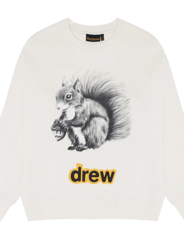 Drew House Real Sherman Crewneck Off White