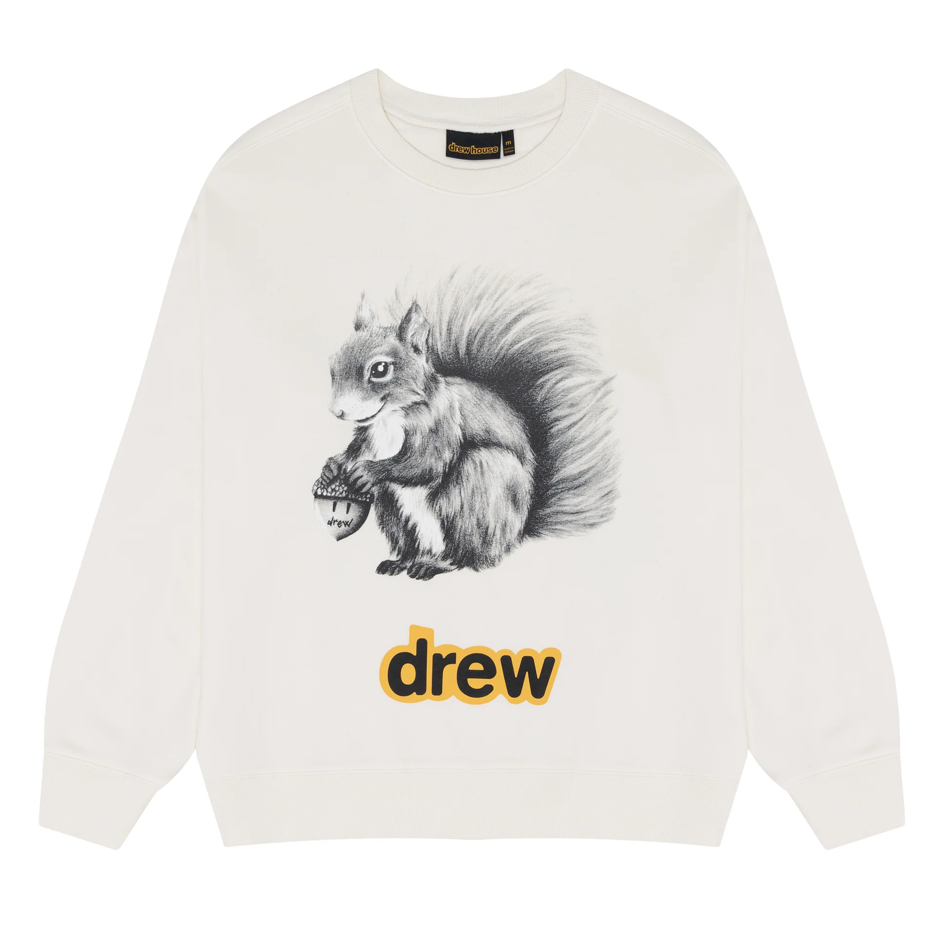 Drew House Real Sherman Crewneck Off White